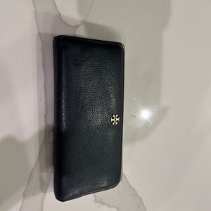 Tory Burch Black Leather Wallet authentic